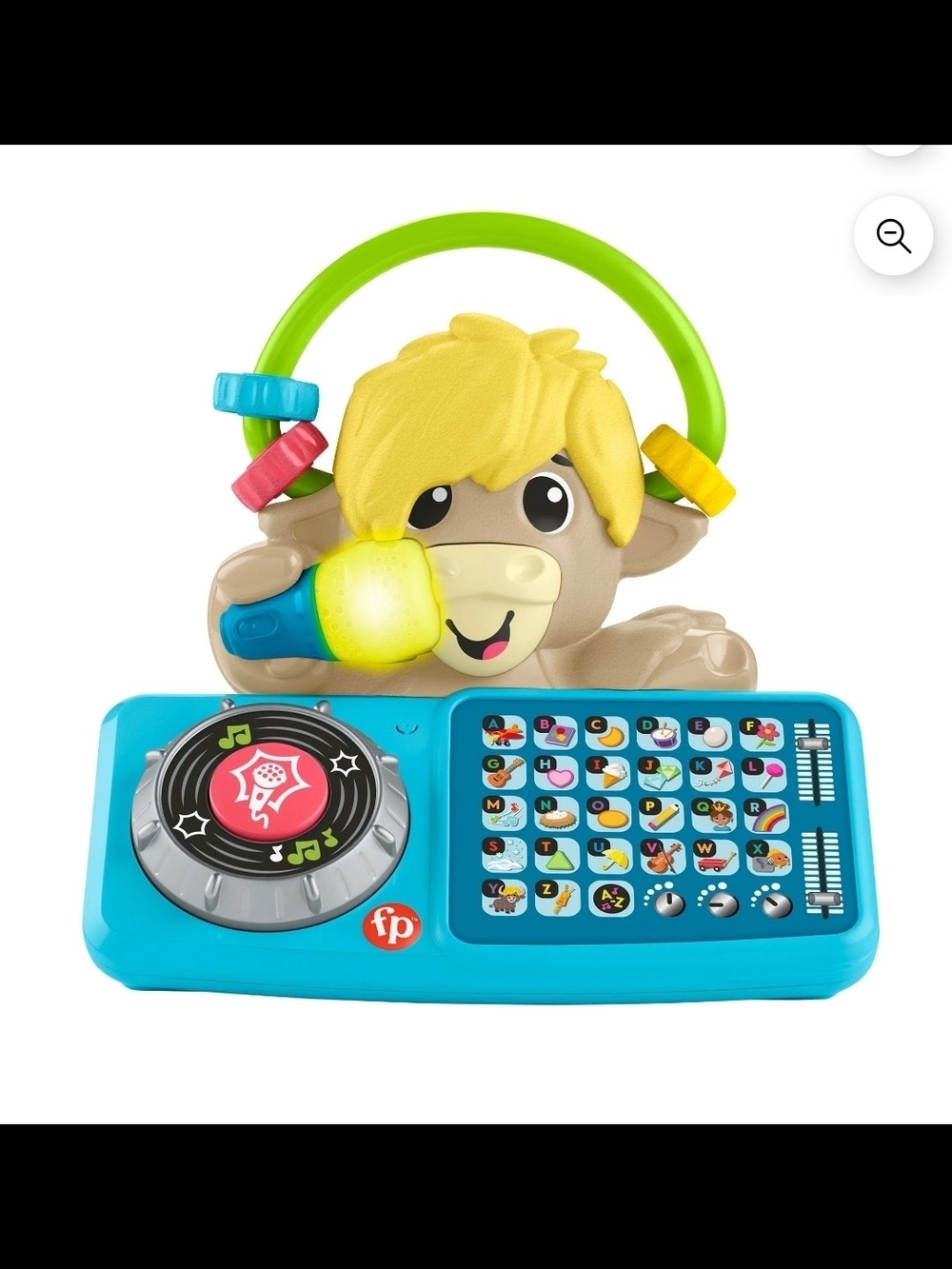 Fisher-Price Blue Musical DJ Toy with Microphone